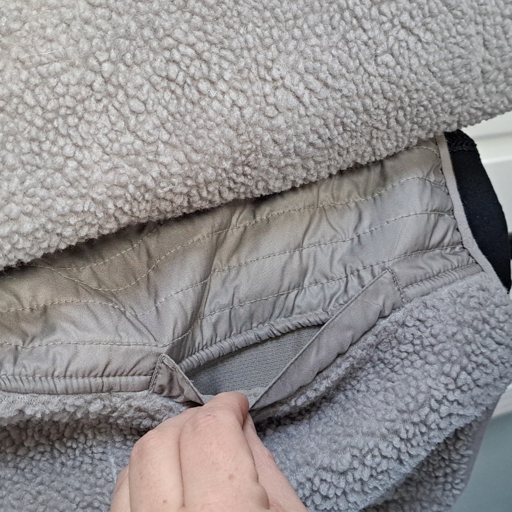 L-RL Lauren Active Gray Full Zip Outerwear Pockets Fitted Shepa Jacket Coat - Picture 3 of 13